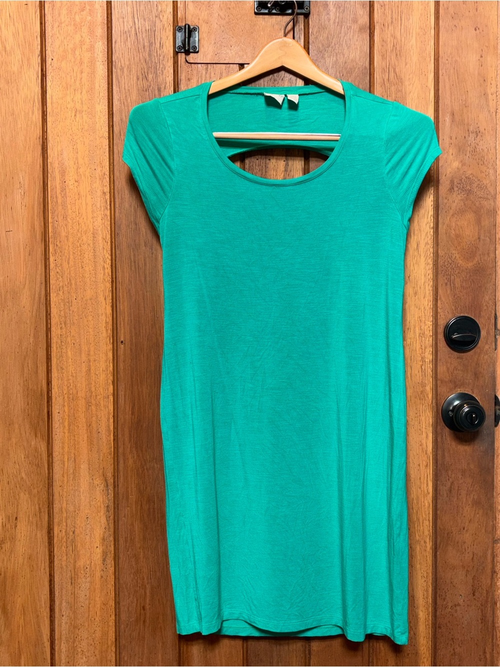 Chico’s Zenergy Emerald Green Scoop Neck Casual Dress
